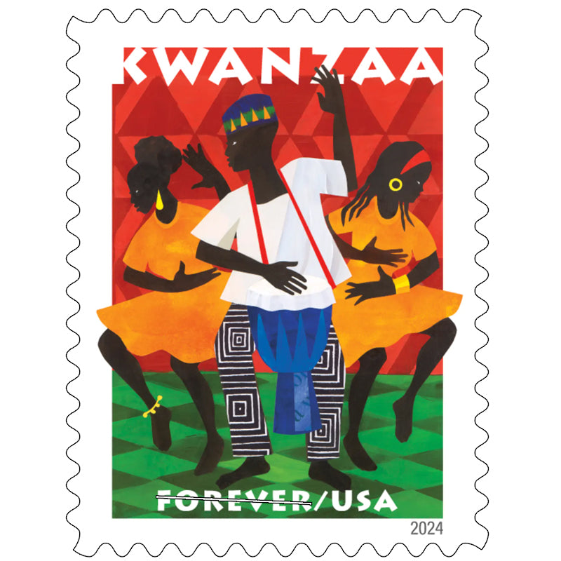 Kwanzaa 2024 Forever Stamps, Sheet of 20