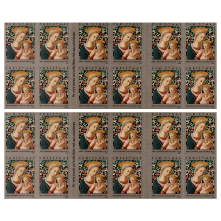 (2016) US Florentine Madonna and Child Forever Stamps