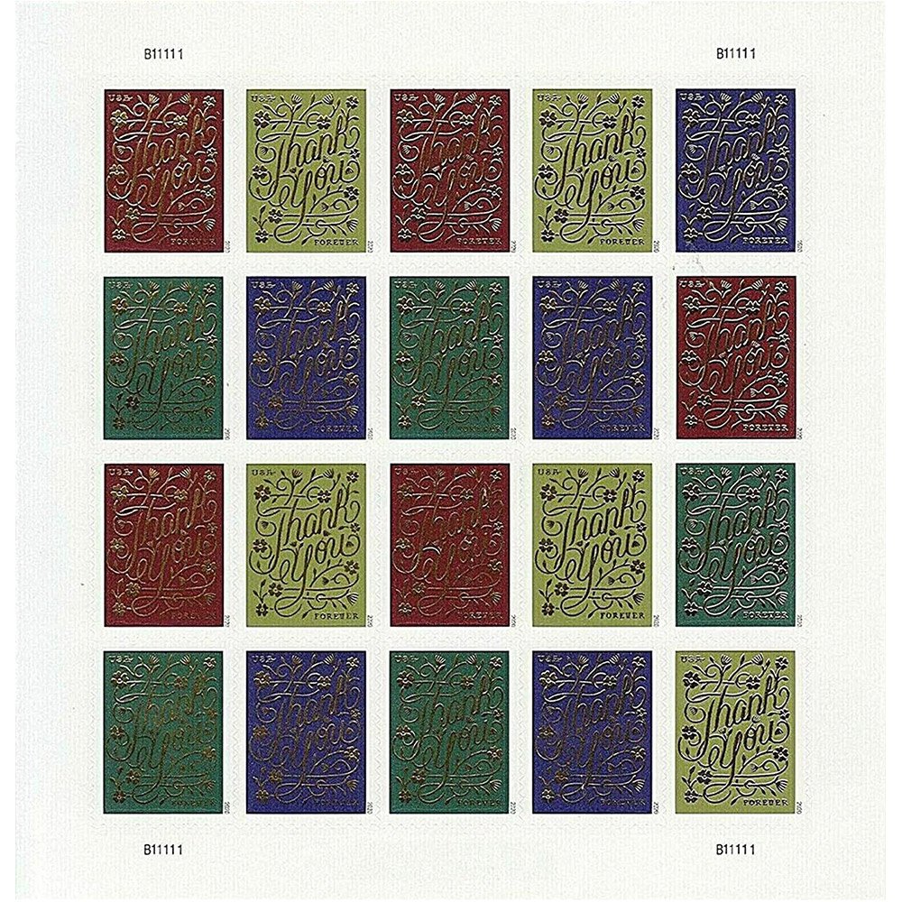 (2020) Thank You Forever Postage Stamps