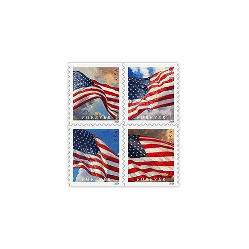 2024 US Forever American Flag Stamps Rolls