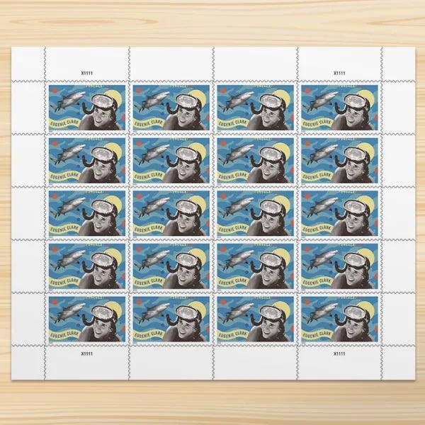 2022 US Eugenie Clark Postage Stamps