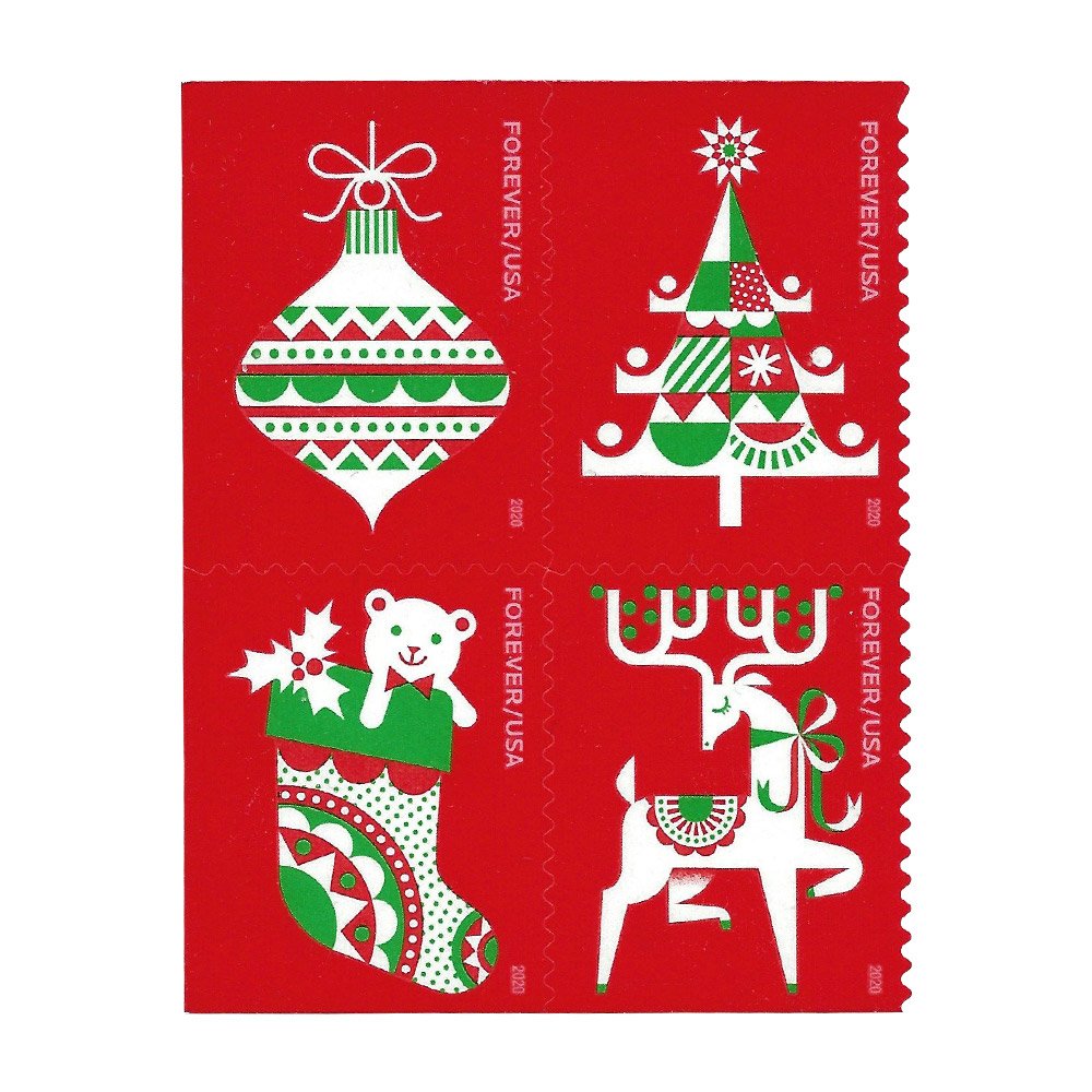 (2020) Holiday Delights Forever Stamps