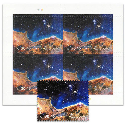 2024 US Cosmic Cliffs forever stamps