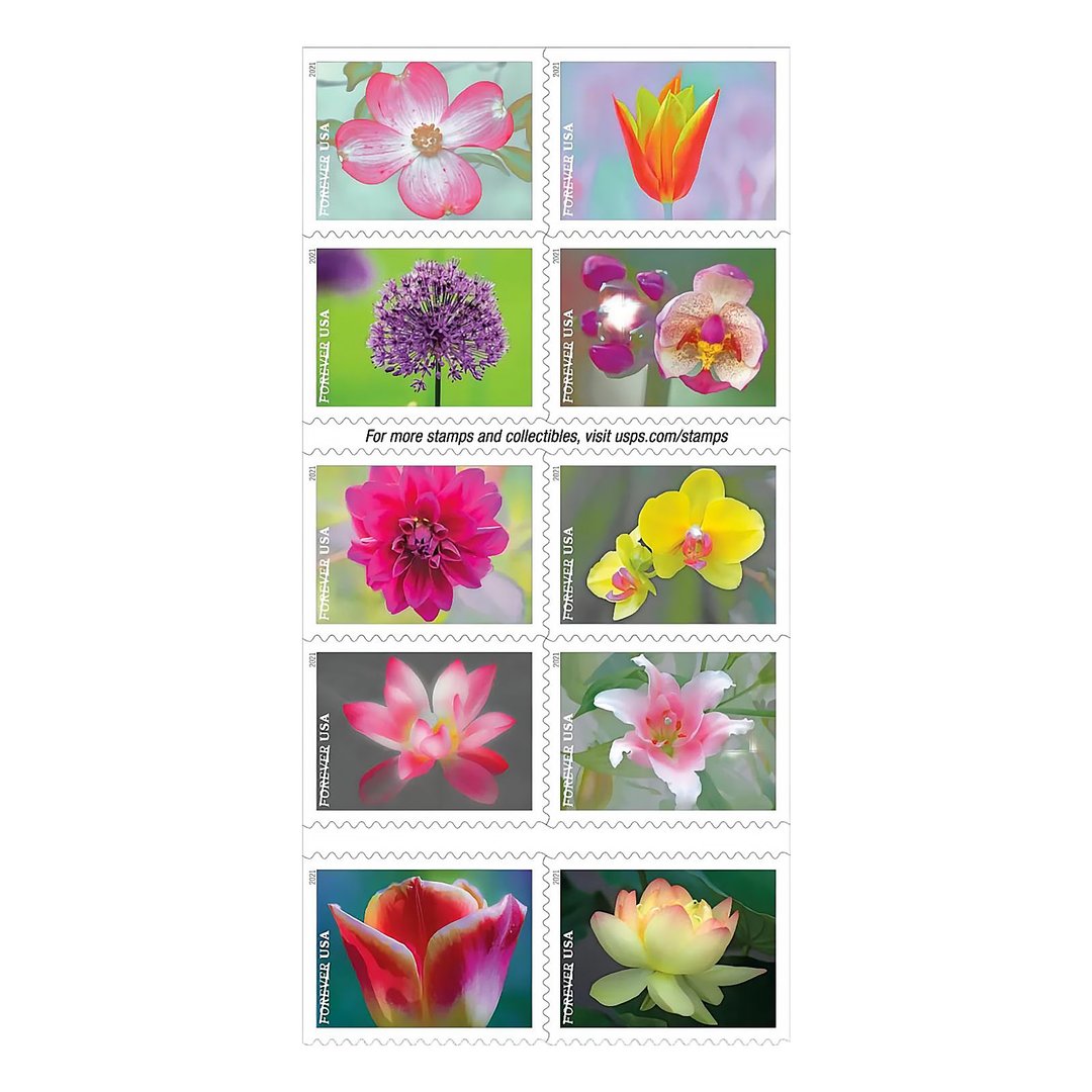 (2021) US Garden Beauty sheet of 20