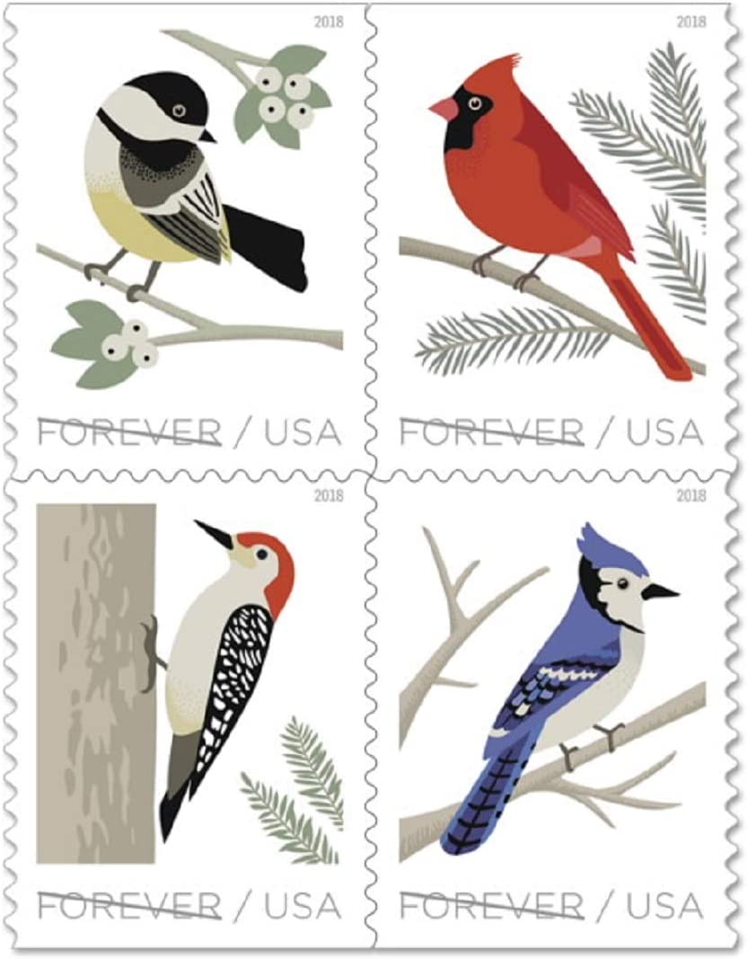 2018 US Forever Stamp Sheets Featuring Birds ( Birds in Winter)