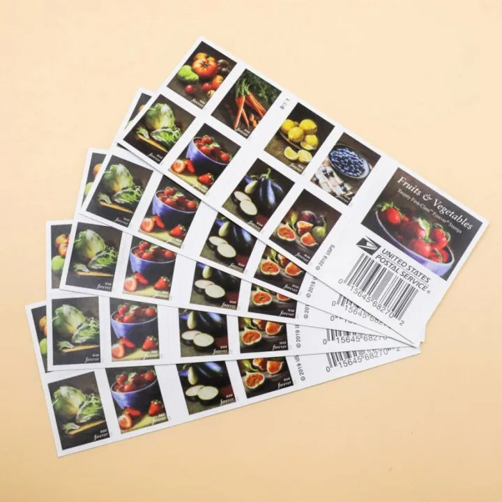 (2020) Fruits & Vegetables Forever Stamps