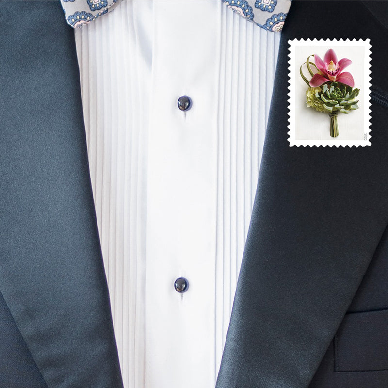 (2020) Contemporary Boutonniere Forever Postage Stamps