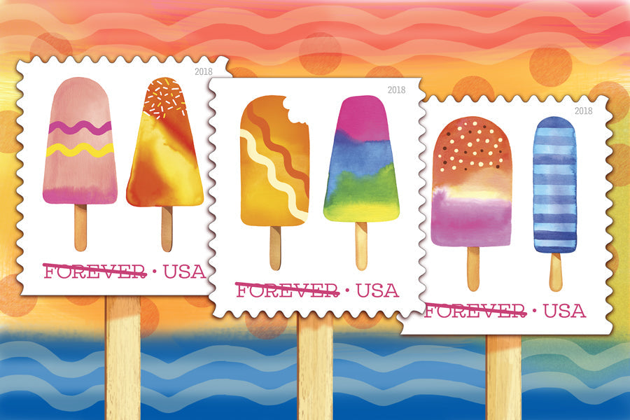 (2018) Ice Cream Self Forever Stamps