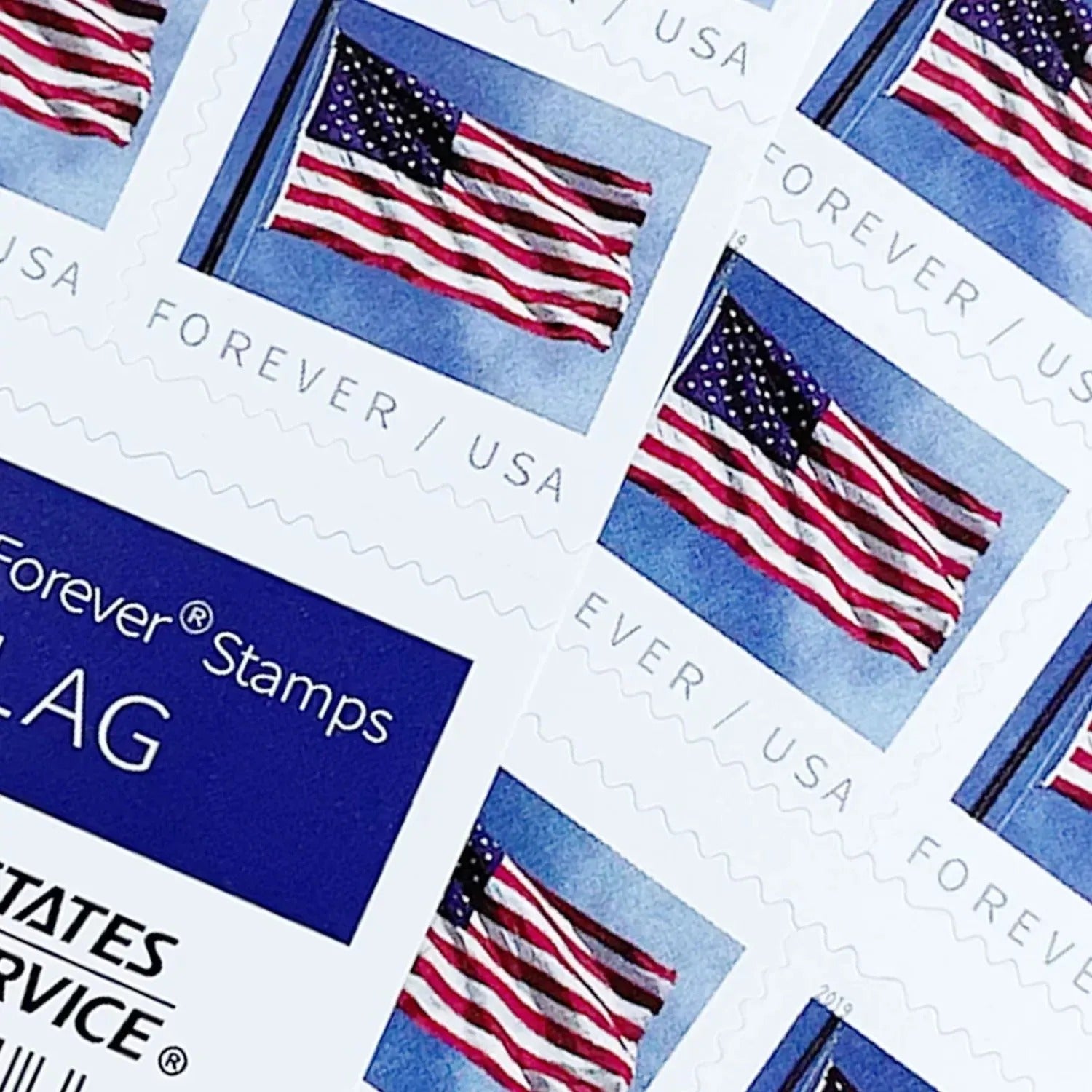 2019 US Flag Forever First Class Postage Stamps