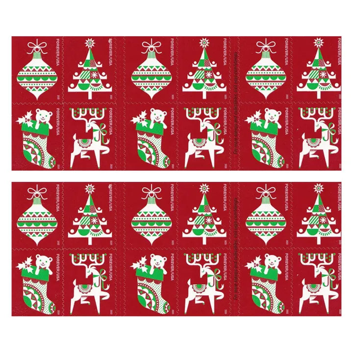 (2020) Holiday Delights Forever Stamps