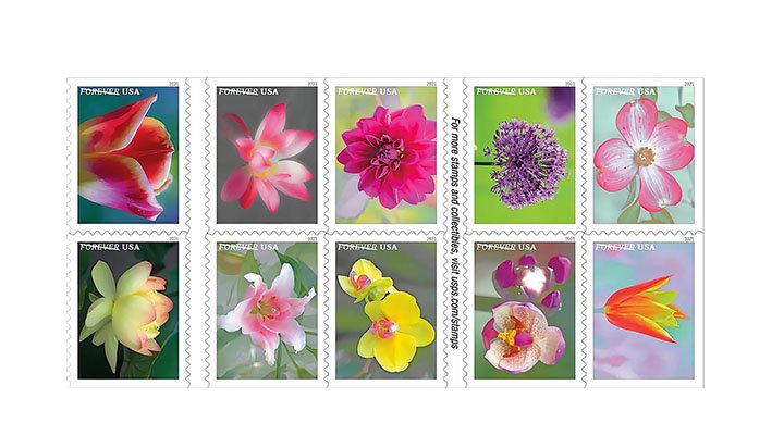 (2021) US Garden Beauty sheet of 20