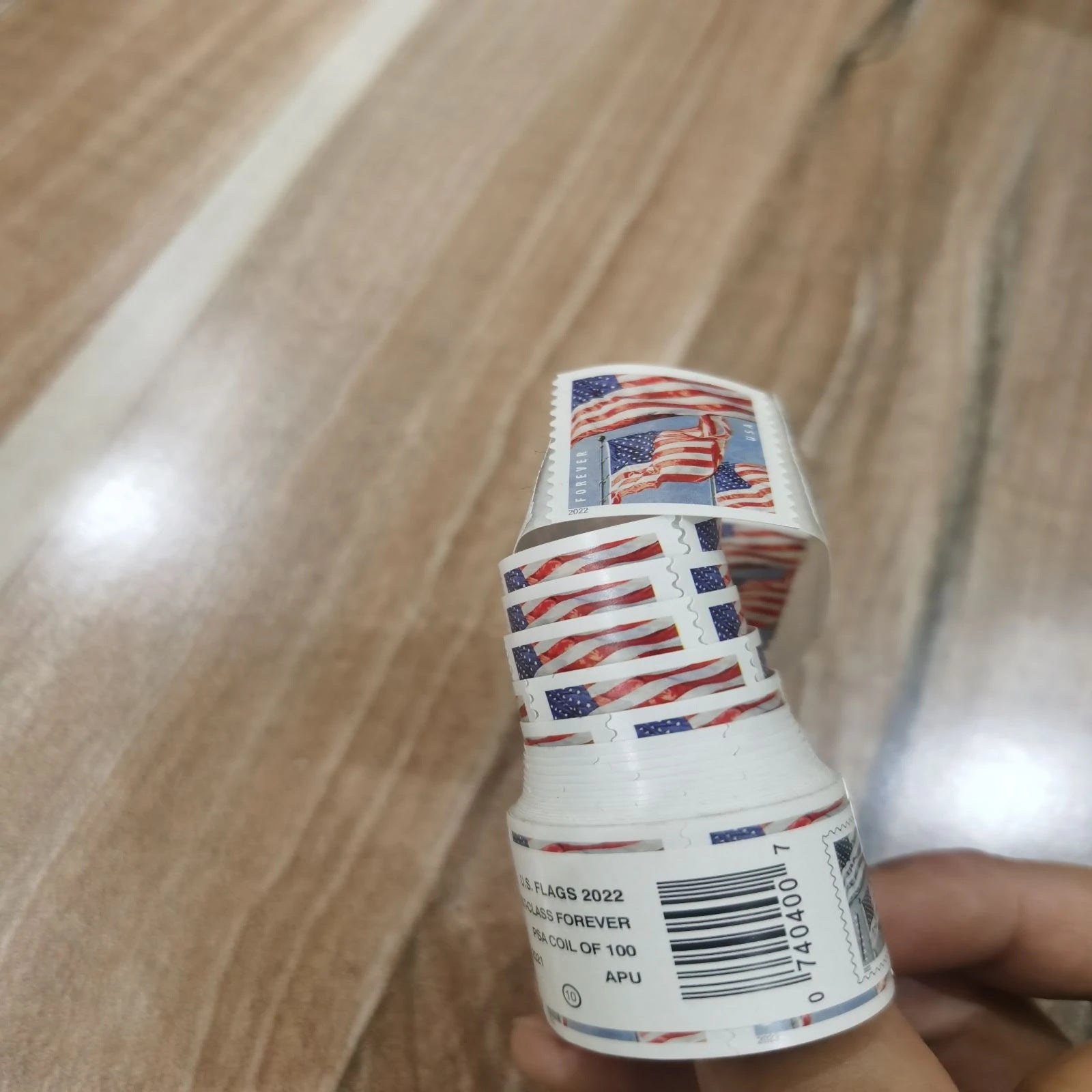 (2022) US Forever American Flag Stamps Rolls