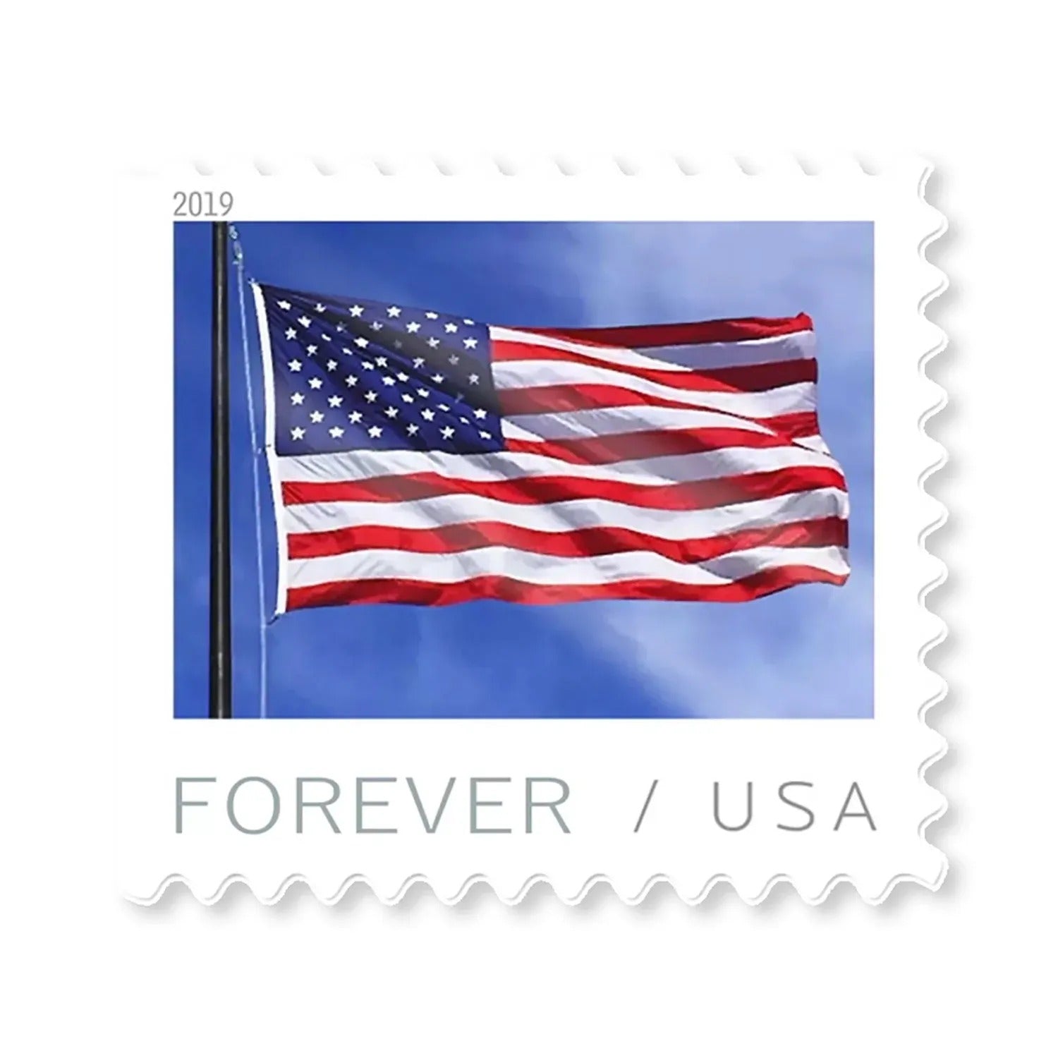 2019 US Flag Forever First Class Postage Stamps