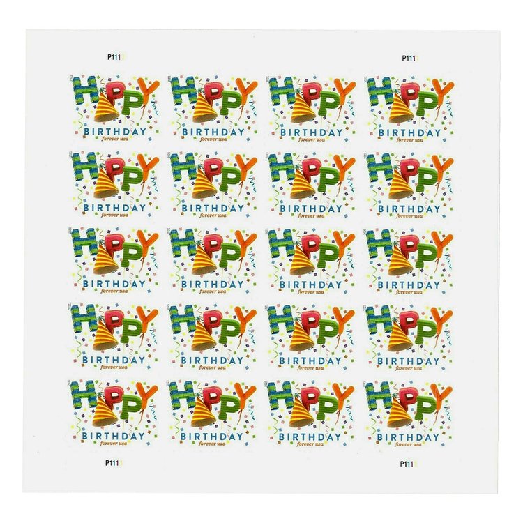 (2021) Happy Birthday Forever Stamps