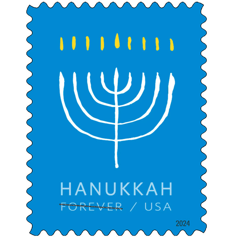 2024 Hanukkah  Forever Stamps, Sheet of 20