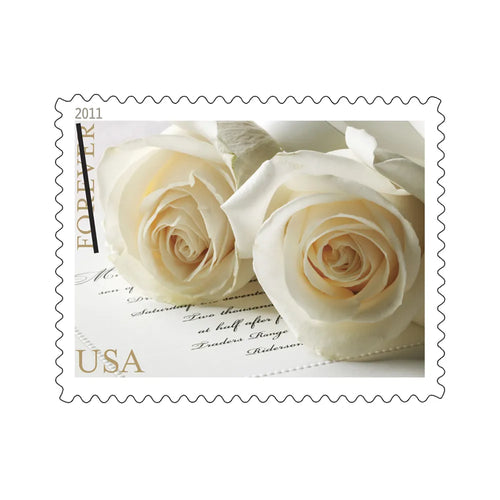 (2011) Wedding Roses Commemorative Forever Stamps