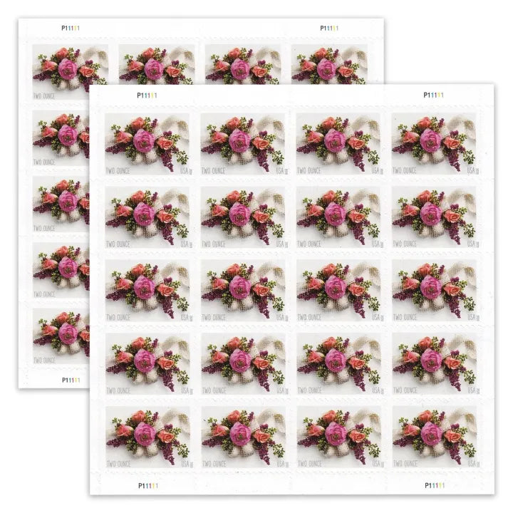 (2020) Garden Corsage Wedding Postage Stamps