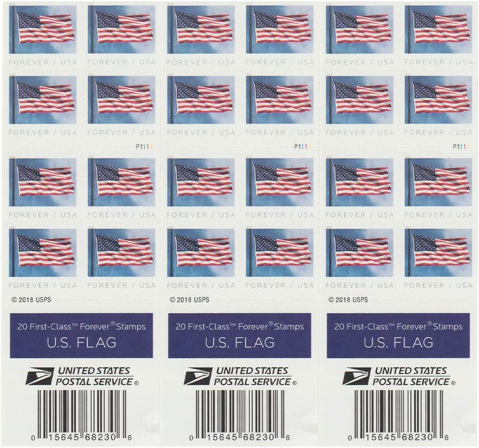 2019 US Flag Forever First Class Postage Stamps