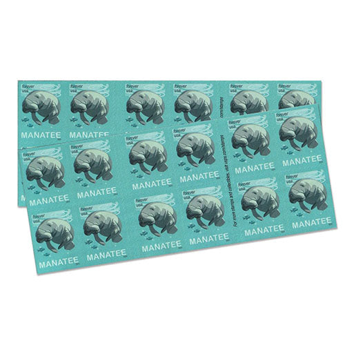 2024 US Save Manatees Forever Stamps