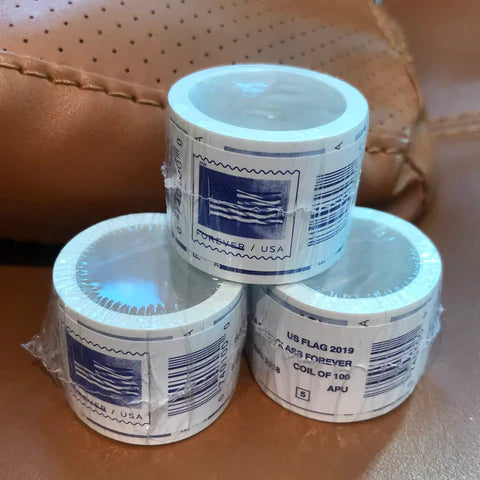 (2019) US Forever American Flag Stamps Rolls