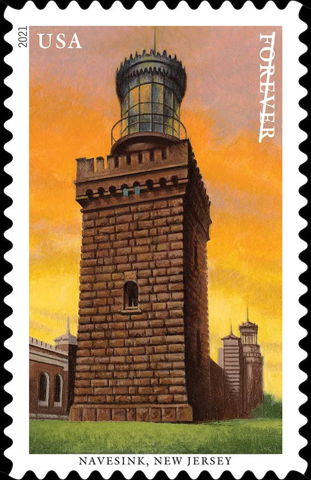 (2021) US Mid Atlantic Lighthouses Forever Postage Stamps