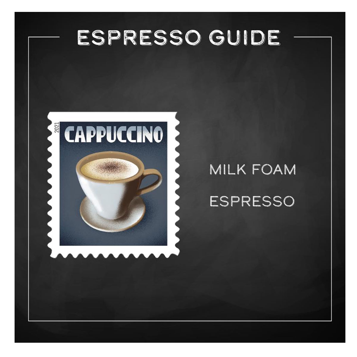 (2021) Espresso Drinks Forever Coffee Stamps