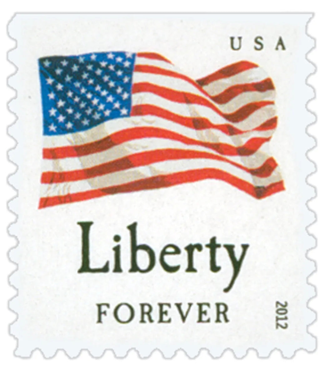 2012 US Forever Stamps Four Flags Flag and Equality