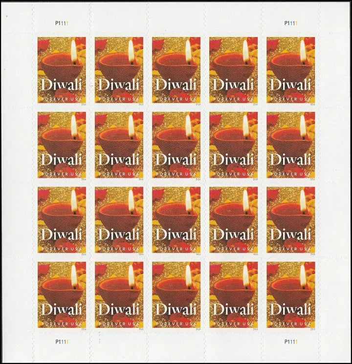 2016 Diwali Celebration First Class Postage Stamps