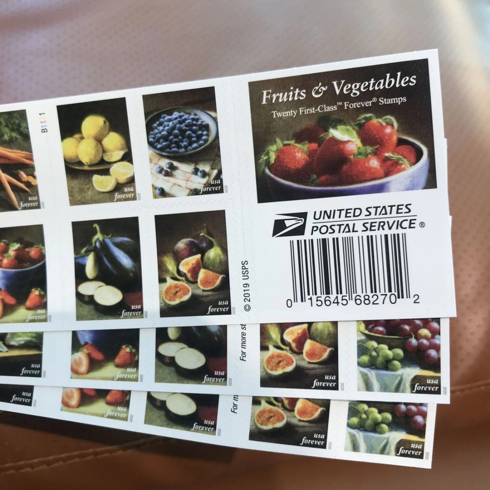 (2020) Fruits & Vegetables Forever Stamps