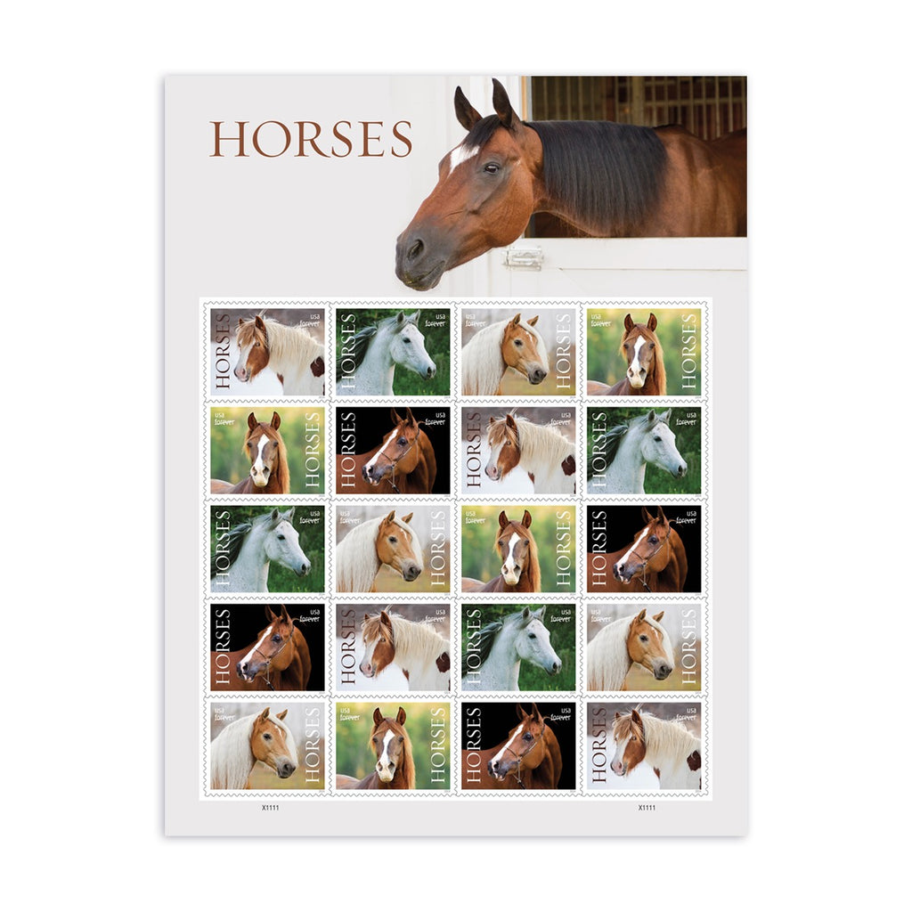 2024 Horses sheet of 20