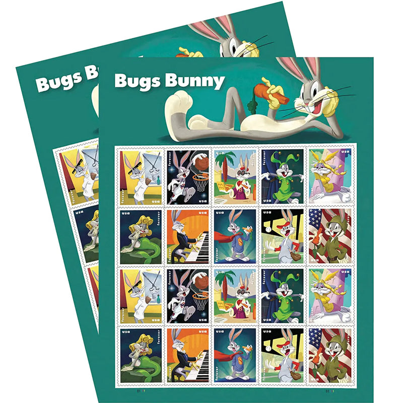 (2020) US Bugs Bunny Forever Postage Stamps