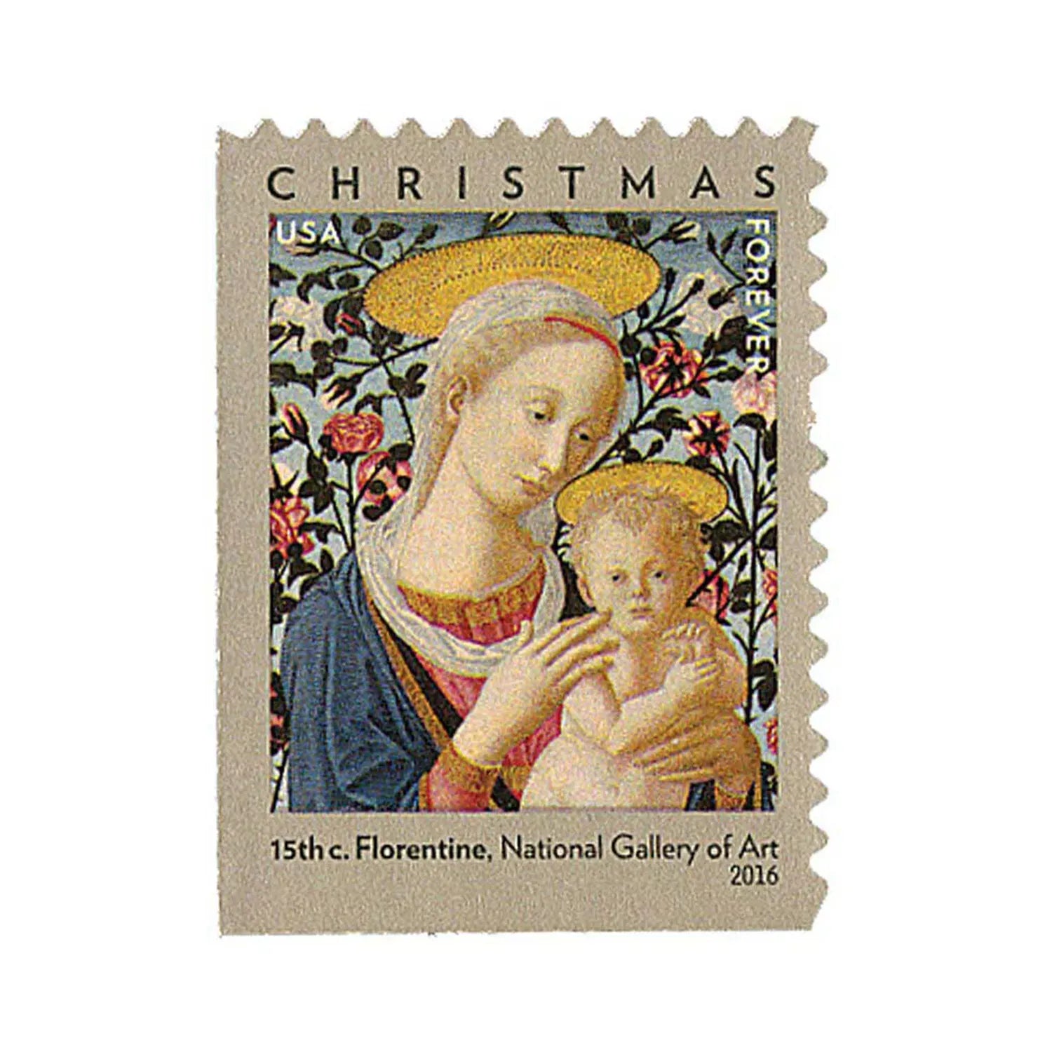 (2016) US Florentine Madonna and Child Forever Stamps