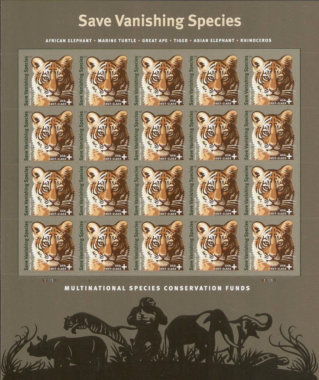 (2011) US Save Vanishing Species Postage Stamps