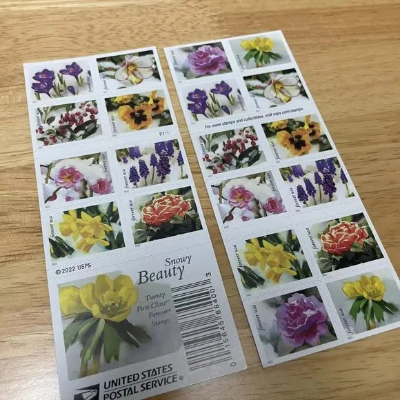 2022 Snowy Garden Beauty sheet of 20