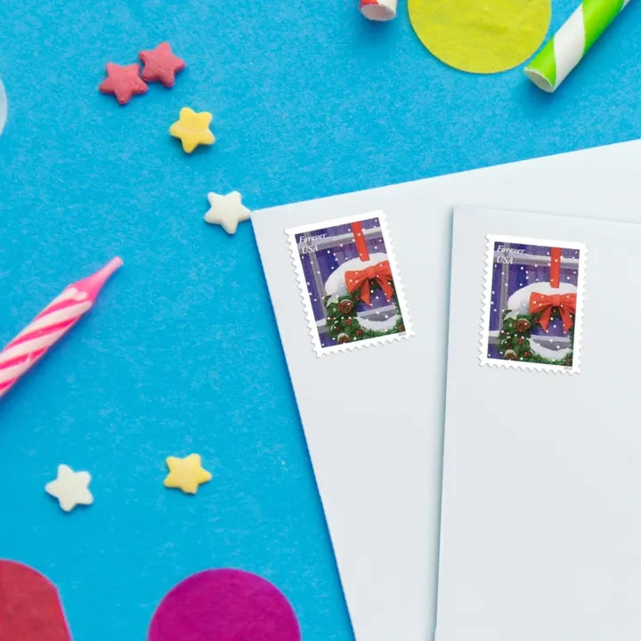(2016) US Holiday Windows Forever Stamps