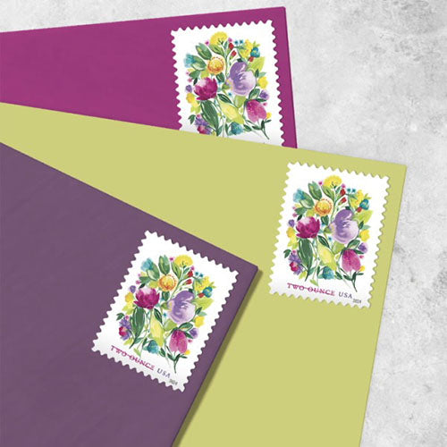 2024 US Wedding Blooms Forever Stamps