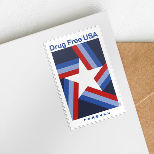(2020) Drug Free USA First-Class Forever Stamps