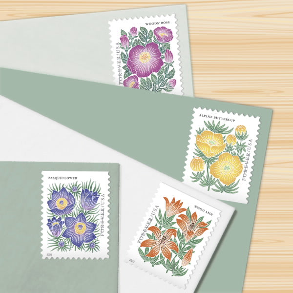 (2022) Mountain Flora First-Class Forever Stamps