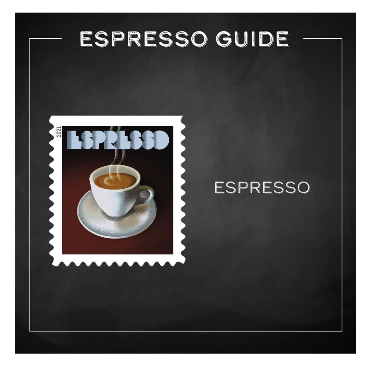 (2021) Espresso Drinks Forever Coffee Stamps