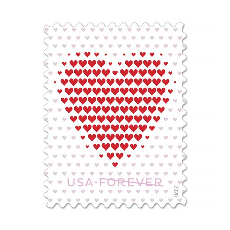 (2020) Made Of Hearts Forever Stamps