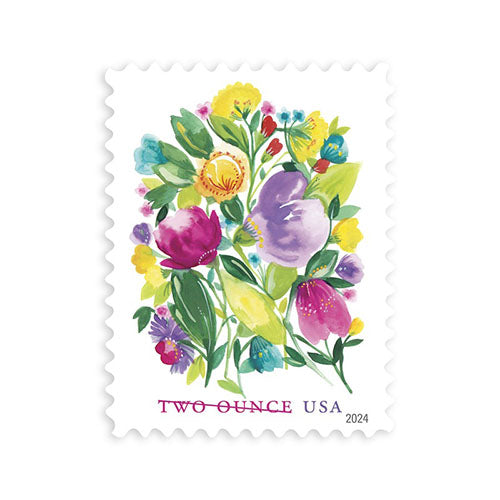 2024 US Wedding Blooms Forever Stamps