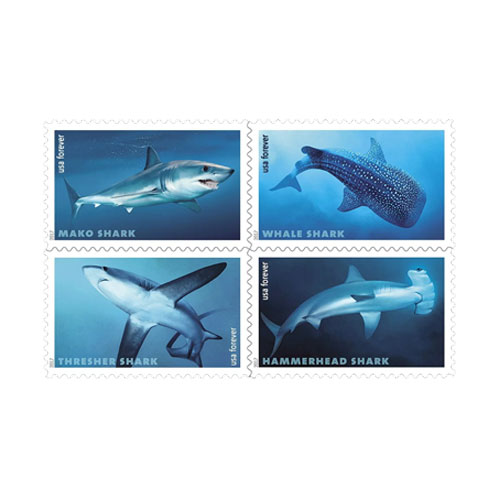 2017 Shark First Class Forever Postage Stamps