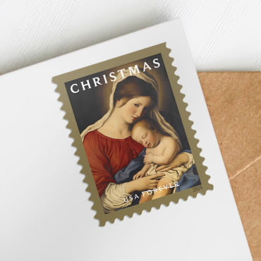 2024 Christmas Madonna and Child Forever Stamps Book of 20