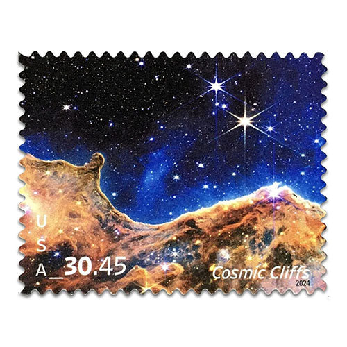 2024 US Cosmic Cliffs forever stamps