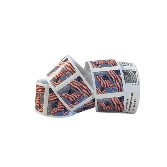 (2022) US Forever American Flag Stamps Rolls