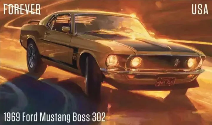 2022 US Pony Cars Stamps