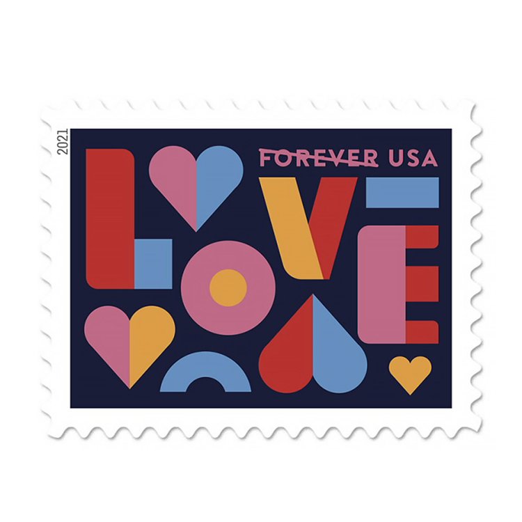 (2021) US Love Forever Stamps