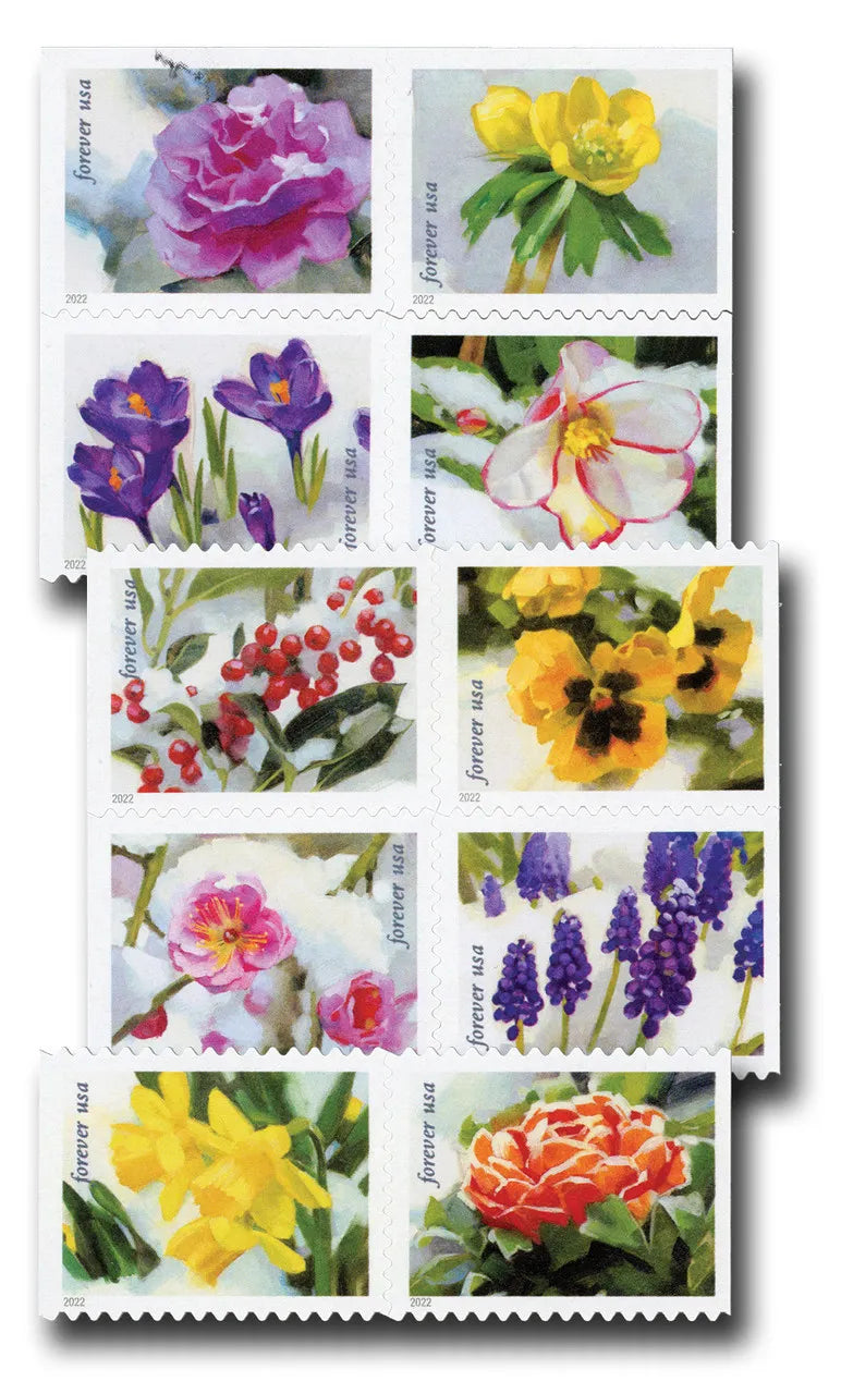2022 Snowy Garden Beauty sheet of 20
