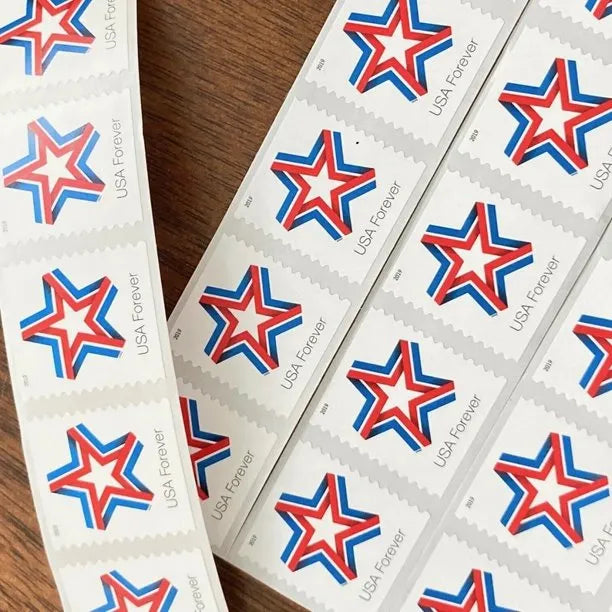 (2019) US Star Ribbon Forever Stamps