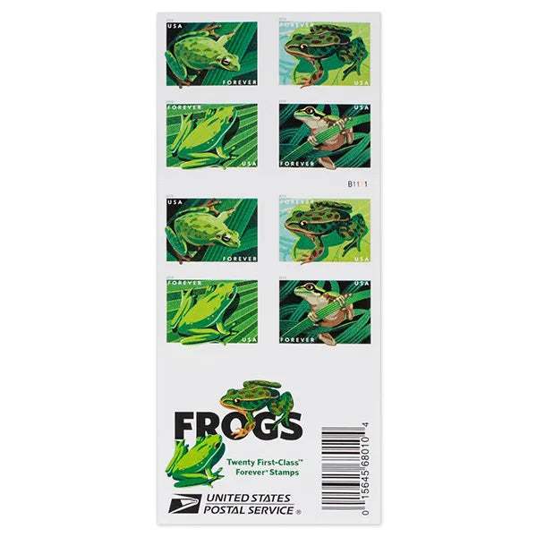(2019) Frogs Forever First Class Postage Stamps